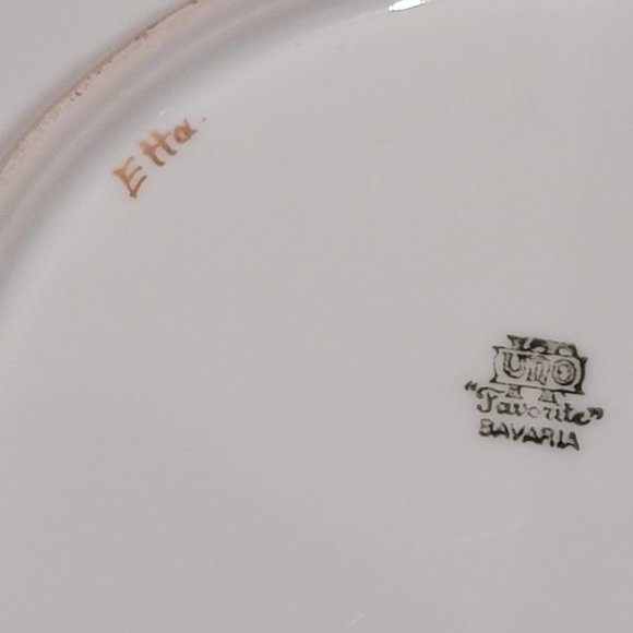 4 Uno Favorite Bavaria Fish Porcelain Plate - Picture 4 of 9